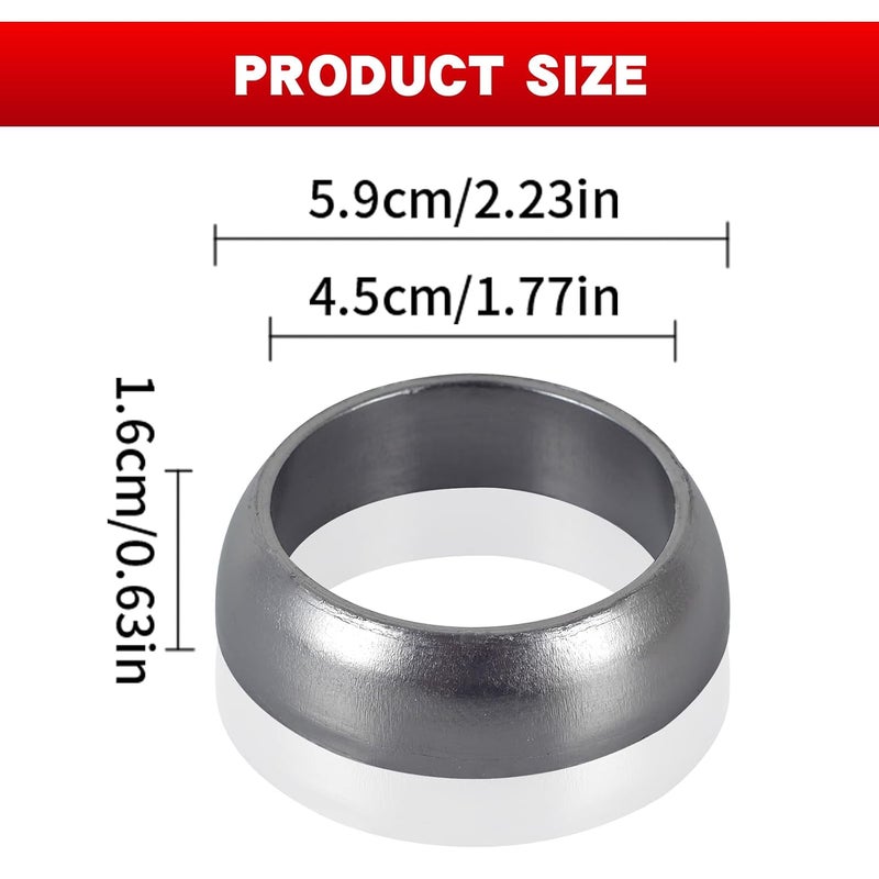 YOSOPP Exhaust Gasket Donut Seal Set - 3610047 for Polaris Sportsman Ranger 700/800/900 (2PCS) - Image 2